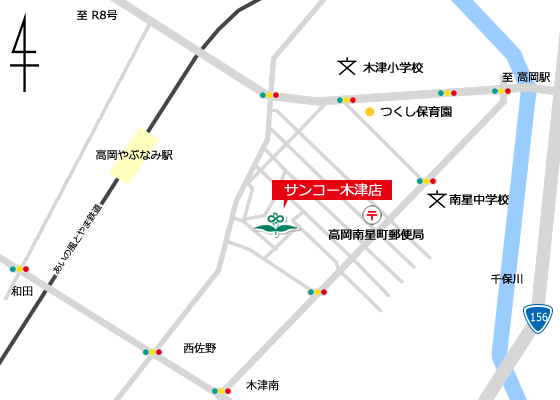 木津南星店地図